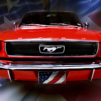 Buy canvas prints of Mustang Sally by Nathan Wright