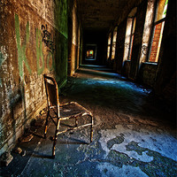 Buy canvas prints of Lone Chair by Nathan Wright
