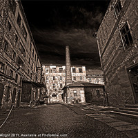 Buy canvas prints of Old Sepia Mill by Nathan Wright