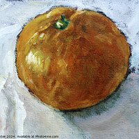 Buy canvas prints of Satsuma Serenity: A Still Life in Oil by Dan Painter