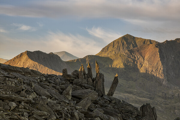 Yr Wyddfa or Snowdon from Glyder Fawr Picture Board by Rory Trappe