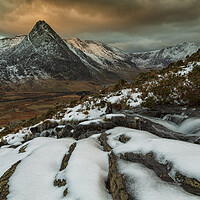 Buy canvas prints of Tryfan mid winter by Rory Trappe