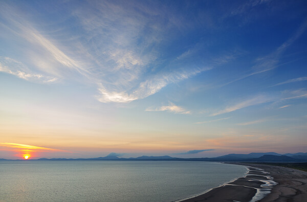 Harlech beach sunset Picture Board by Rory Trappe