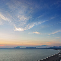 Buy canvas prints of Harlech beach sunset by Rory Trappe