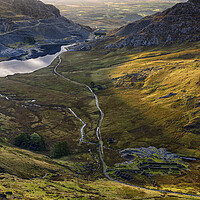 Buy canvas prints of Cwmorthin valley by Rory Trappe