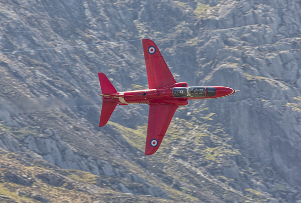 Red Arrows in the Ogwen Valley Picture Board by Rory Trappe