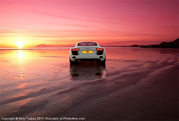 R8 on a beach Picture Board by Rory Trappe