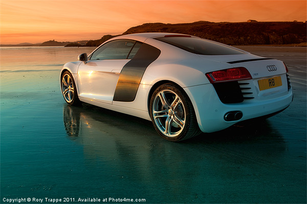 R8 on the beach 2 Picture Board by Rory Trappe