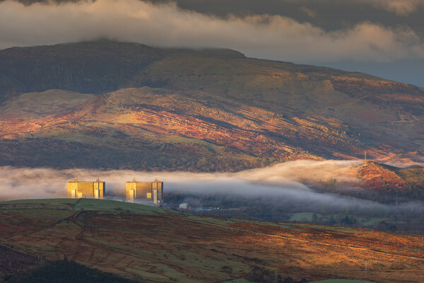 Trawsfynydd Power station Picture Board by Rory Trappe