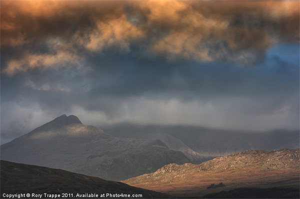 Clouds over snowdonia Picture Board by Rory Trappe