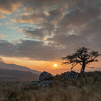 Buy canvas prints of Sunrise in Snowdonia by Rory Trappe