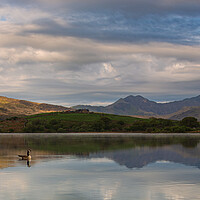 Buy canvas prints of A calm spring morning in Snowdonia by Rory Trappe