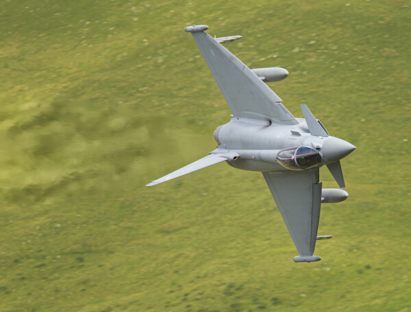 RAF Typhoon low level Picture Board by Rory Trappe
