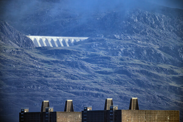 Stwlan dam & Trawsfynydd Power Station Picture Board by Rory Trappe