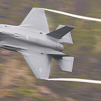 Buy canvas prints of F35A low level by Rory Trappe