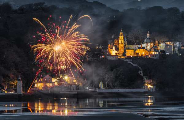 Fireworks at Portmeirion Picture Board by Rory Trappe