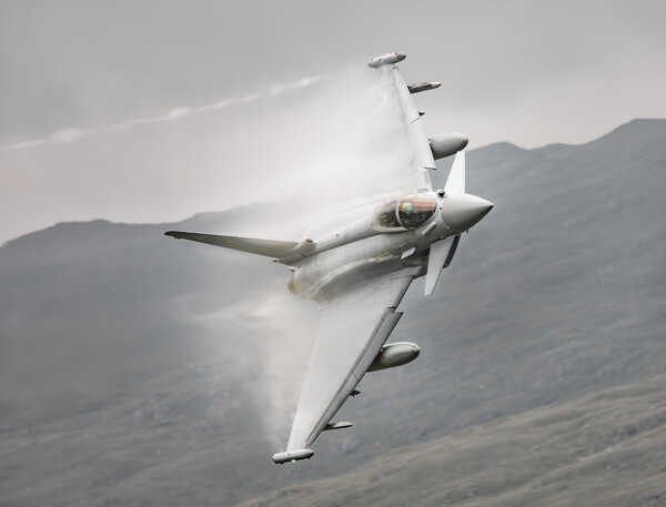 11 Squadron RAF Typhoon on the Mach Loop Picture Board by Rory Trappe