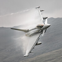 Buy canvas prints of 11 Squadron RAF Typhoon on the Mach Loop by Rory Trappe