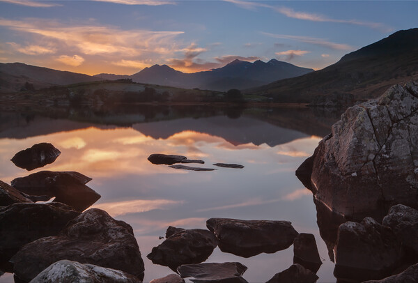 Snowdon reflection Picture Board by Rory Trappe