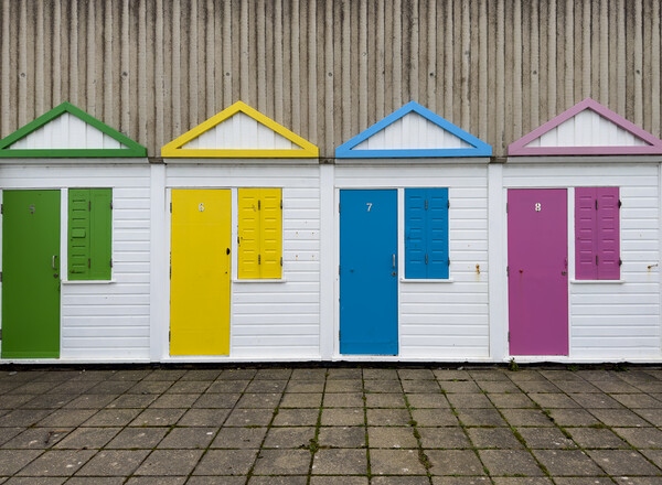 Beach huts Picture Board by Rory Trappe