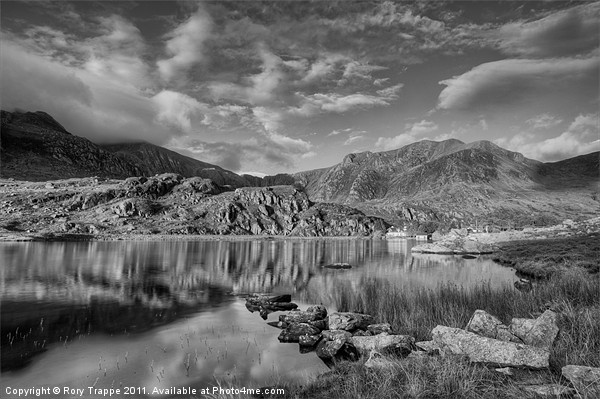 View towards Cwm Idwal Picture Board by Rory Trappe