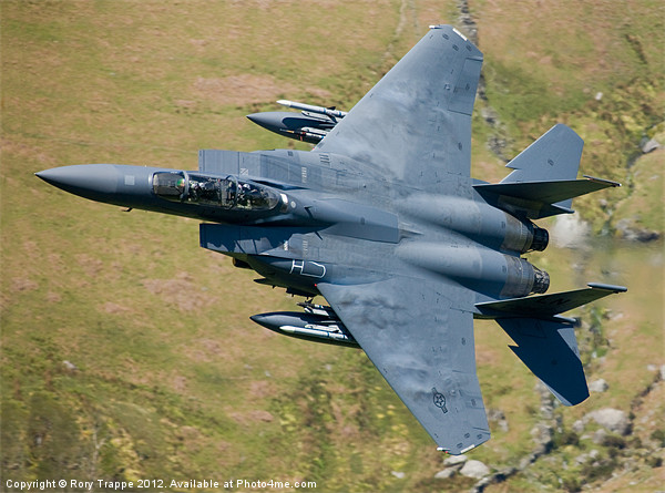 An F15 training in Wales Picture Board by Rory Trappe