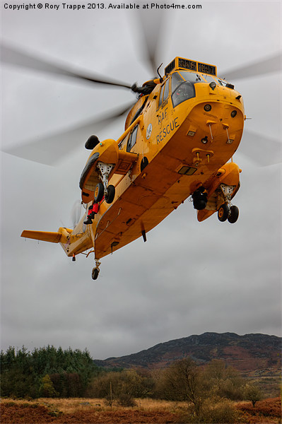 Raf Seaking - Mountain rescue Picture Board by Rory Trappe