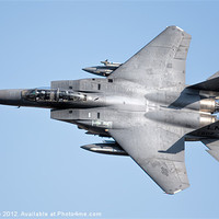 Buy canvas prints of F15 over wales march 2012 by Rory Trappe