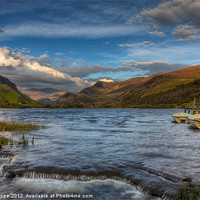 Buy canvas prints of Nantlle lake by Rory Trappe