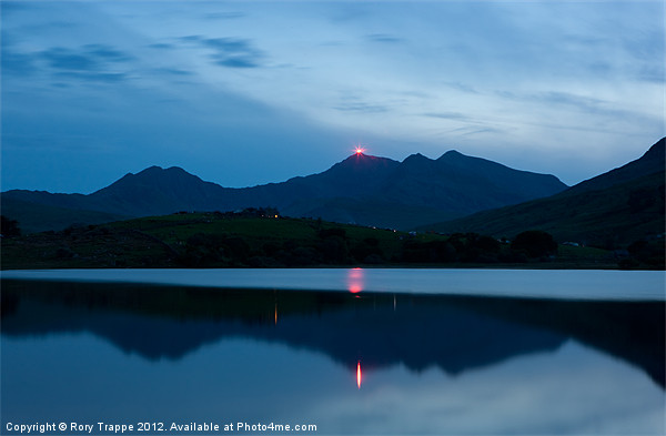 Jubilee Beacon - Snowdon Picture Board by Rory Trappe