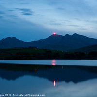 Buy canvas prints of Jubilee Beacon - Snowdon by Rory Trappe
