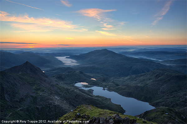 Snowdon summit view Picture Board by Rory Trappe