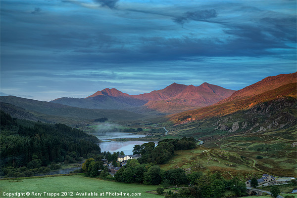 Capel Curig and Snowdon Picture Board by Rory Trappe