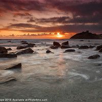 Buy canvas prints of Criccieth boulders by Rory Trappe