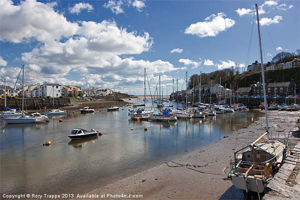 Porthmadog Harbour Picture Board by Rory Trappe