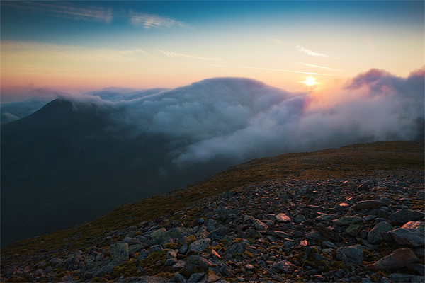 Carneddau sunrise Picture Board by Rory Trappe