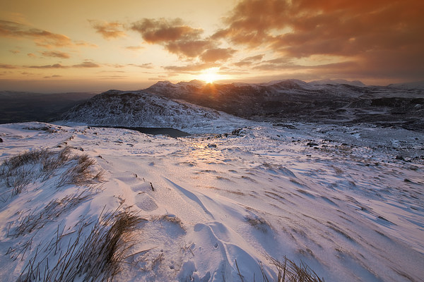 Snowdonia sunset Picture Board by Rory Trappe