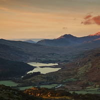 Buy canvas prints of Snowdon sunrise by Rory Trappe