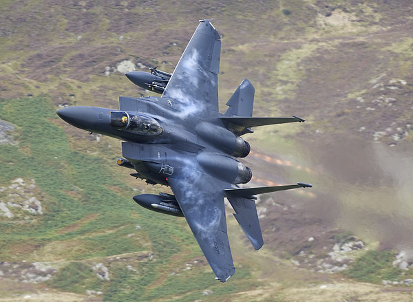F15 Eagle with Afterburners Picture Board by Rory Trappe