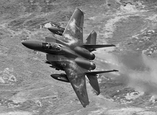 F15 in North Wales Picture Board by Rory Trappe