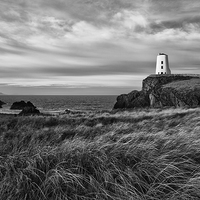 Buy canvas prints of Llanddwyn lighthouse by Rory Trappe