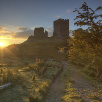 Buy canvas prints of Dolwyddelan sunrise by Rory Trappe