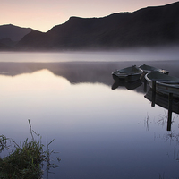 Buy canvas prints of  Snowdon from Llyn Nantlle by Rory Trappe