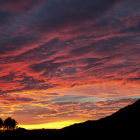 Buy canvas prints of  Fire in the sky by Rory Trappe