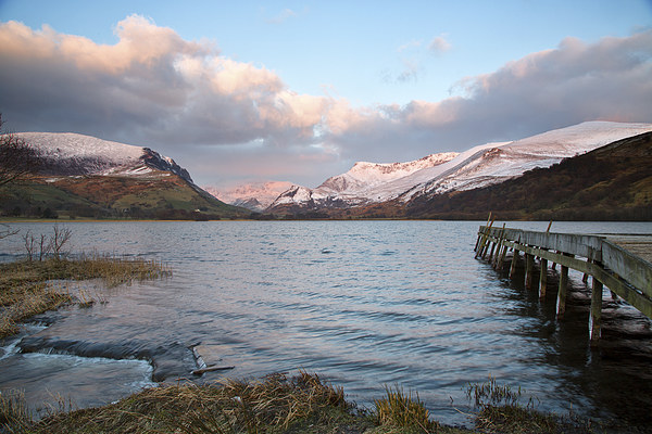  Llyn Nantlle in the middle of Winter Picture Board by Rory Trappe