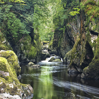 Buy canvas prints of  Fairy Glen by Rory Trappe