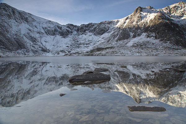  Cwm Idwal reflection Picture Board by Rory Trappe