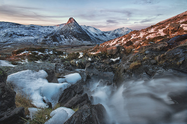  Dawn in the Ogwen valley Picture Board by Rory Trappe