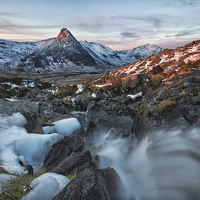 Buy canvas prints of  Dawn in the Ogwen valley by Rory Trappe