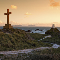 Buy canvas prints of  Llanddwyn lighthouse by Rory Trappe